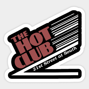 70's punk new wave philly club venue Sticker